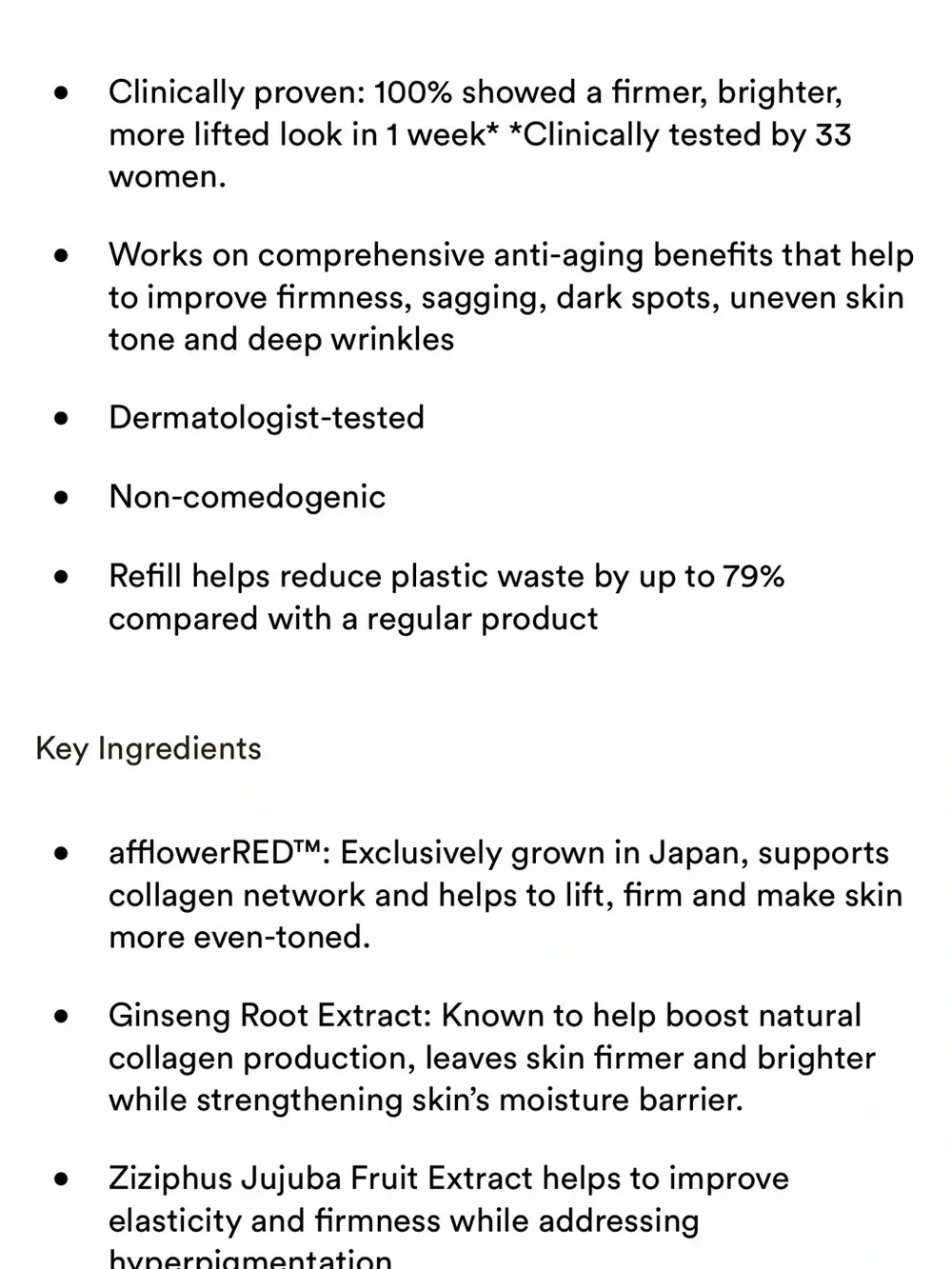 Shiseido Vital-Perfection Cream 1.7oz